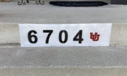 Number with Ute logo